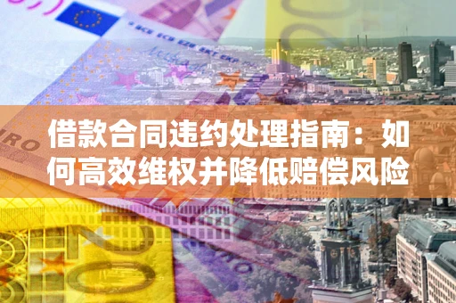 武汉借款合同违约处理指南：如何高效维权并降低赔偿风险？